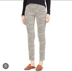 NWT J McLaughlin Maisie Pants Dress Slacks animal leopard Women’s Sz 6